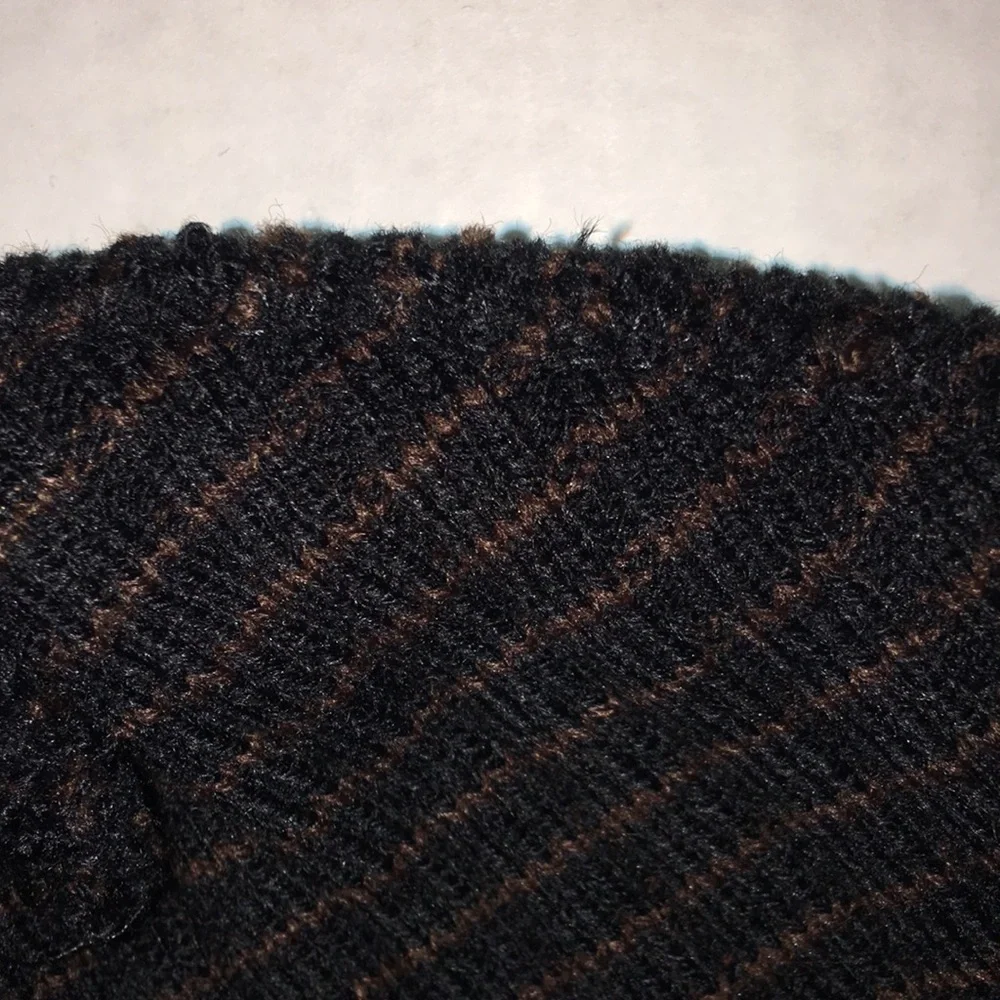 Vintage 90s PRADA Sport ribbed knitted beanie hat unisex
